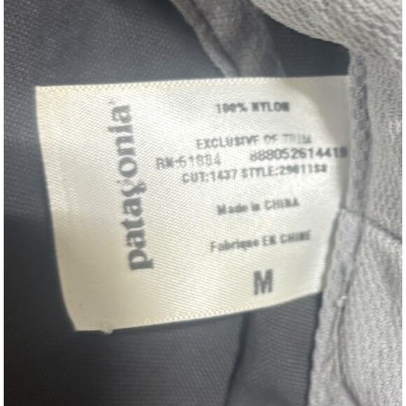 Patagonia Boonie Bucket Hat Adult Medium Gray Nylon Cap Outdoors Hiking Camping - Picture 6 of 7